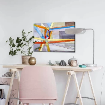 Image of 4570ABSC - 007 Multicolor Decorative Canvas Painting