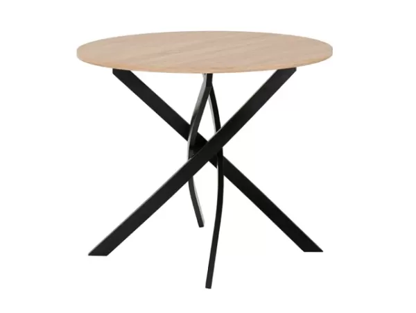 Image of Seconique Sheldon 90cm Sonoma Oak Dining Table