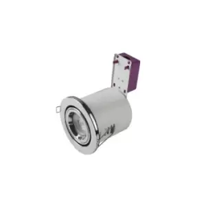 Image of Robus Starling IP20 Main Voltage Steel Fire Rated Directional Downlight Chrome - RSF208-03