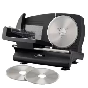 image of Cooks Professional K245 Silver Food Slicer with 3 Blades