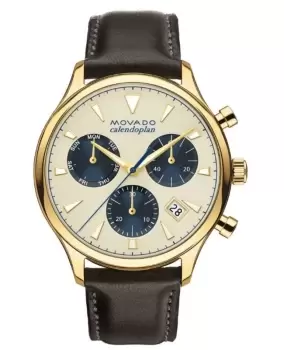Image of Movado Heritage Mens Watch 3650007 3650007