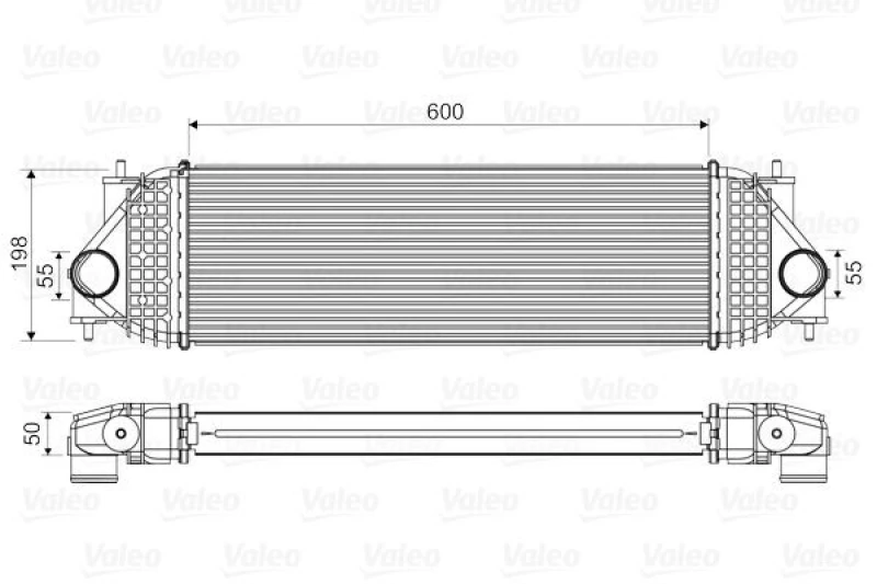 Image of Intercooler VALEO 818662