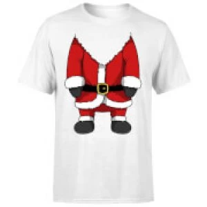 Image of Santa T-Shirt - White - 3XL