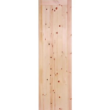 Image of LPD Framed Legend and Braced Unfinished Redwood External Shed Door - 1981mm x 915mm (78 inch x 36 inch) Natural Softwood LPD Doors RFLB36