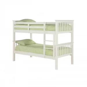 Image of Leo White Bunk Bed WOOD
