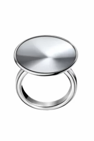 Image of Ladies Calvin Klein Stainless Steel Size L Illusory Ring KJ69AR010106