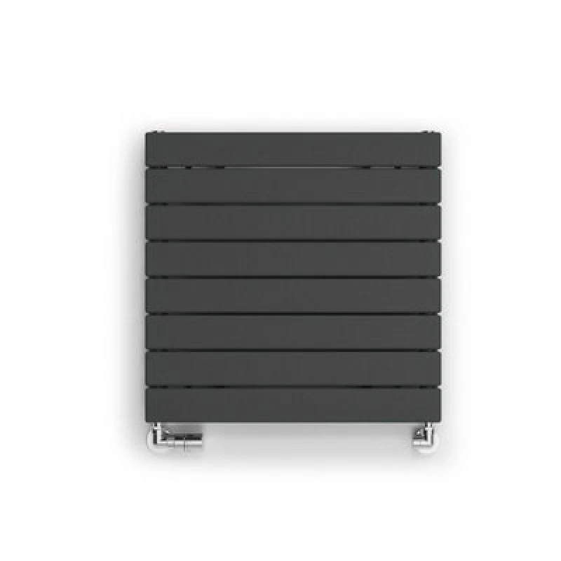 Image of Terma Forte Metallic Grey Hydronic Horizontal Or Vertical Designer 1384Btu Radiator, (W)588mm X (H)600mm