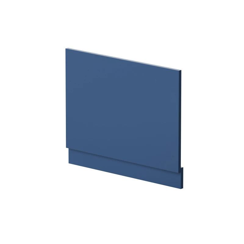 Image of Balterley Straight Reversible Bath End Panel & Plinth - 700mm - Satin Blue Blue unisex