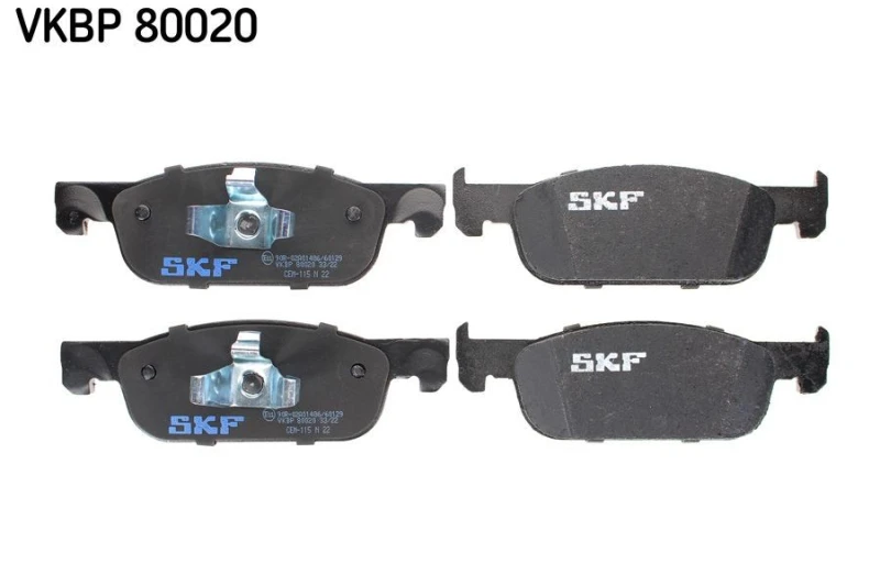 Image of SKF Brake pad set SKF VKBP 80020