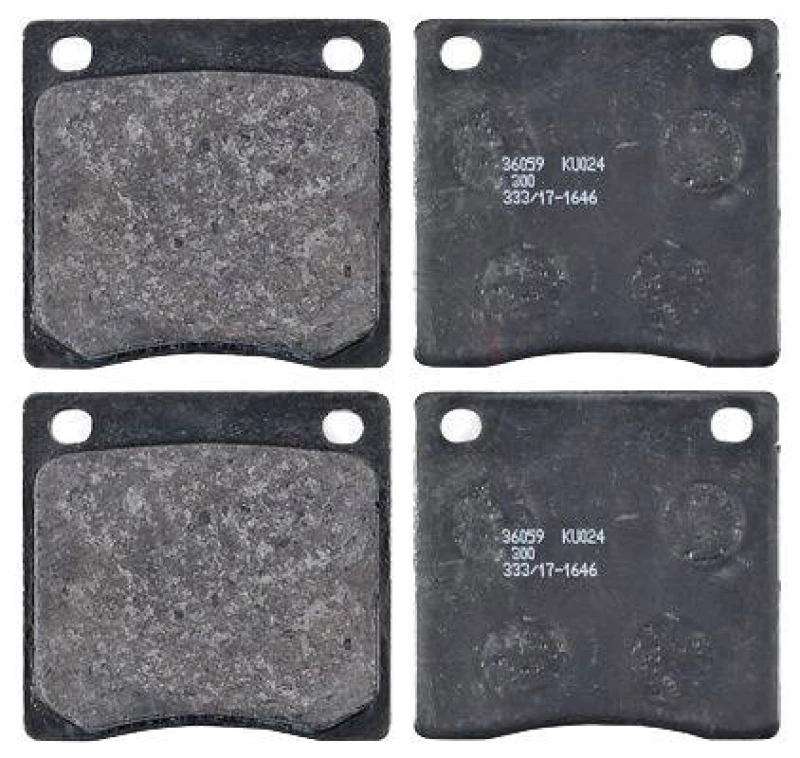 Image of A.B.S. 36059 Brake pad set without integrated wear sensor Brake Pad Set,disc brake (402)