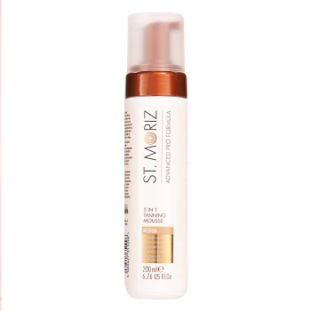 image of St. Moriz 5 in 1 Tanning Mousse Medium 200ml