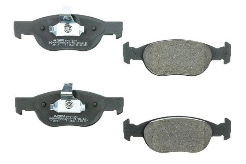 Image of AISIN BPFI-1042 Brake pad set Premium ADVICS by AISIN excl. wear warning contact Brake Pad Set,disc brake (402)