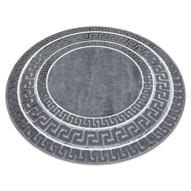 Image of RugsX Allure Rug in Grey Size: 200cm diameter Grey Unisex 200cm diameter