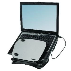 Image of Fellowes Smart Suites Laptop Riser with 4 Port USB 2.0