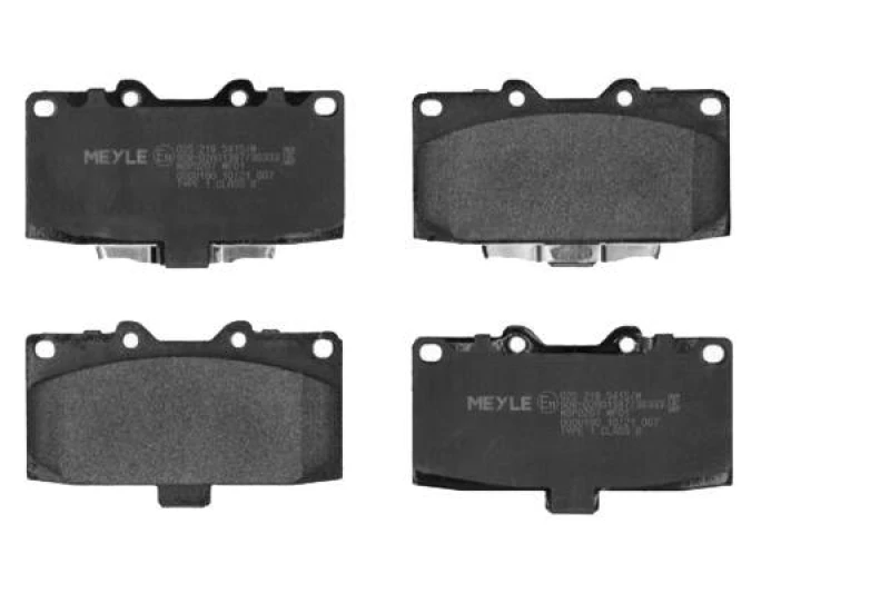 Image of MEYLE 025 218 5415/W Brake pad set Front Axle, with acoustic wear warning, Original Quality, with anti-squeak plate Brake Pad Set,disc brake (402)
