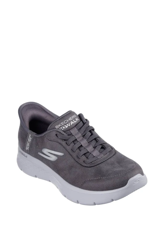Image of Skechers Go Walk Flex Mali Slip-In Shoes Womens - Grey Grey 4