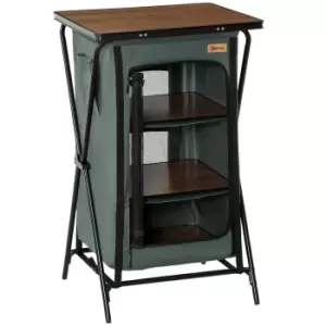 Image of Outsunny Aluminium Foldable Camping Cupboard/Kitchen Station