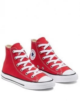 image of Converse Chuck Taylor All Star Hi Core Childrens Trainer - Red, Size 1