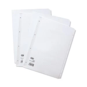Image of Elba A4 Dividers Europunched 12 Part White Single