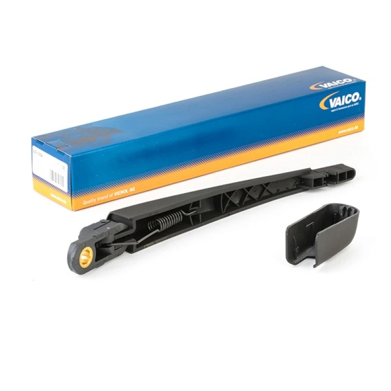 Image of VAICO V42-0354 Wiper Arm Original VAICO Quality, Rear, with cap PBT, GRP (Glass fibre Reinforced Plastic) Wiper Arm,windscreen washer (301)