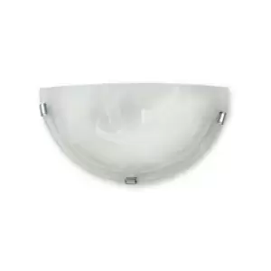 Image of Chester polished chrome wall light 1 bulb 15.5cm