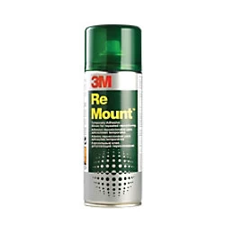 image of 3M ReMount Adhesive Repositionable Spray Can CFC-Free 400ml