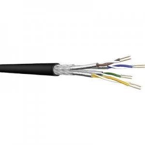 Image of StarTech Network cable CAT 7 SFTP 4 x 2 x 0.25mm Black