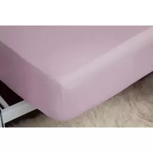 Image of Egyptian Cotton 400 Thread Count Super King Fitted Sheet 12" Mulberry