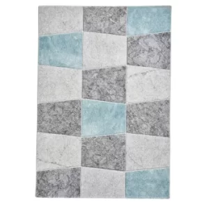 Image of Brooklyn 22192 Rug Blue