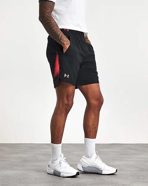 Image of Under Armour Vanish Woven 6" Shorts Black/Beta Male XL38/40 UD18104