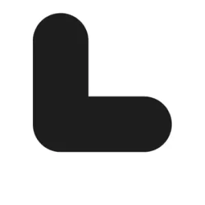Image of 'L Symbol' Floor Signal, Black, (200mm x 200mm), Pack of 10