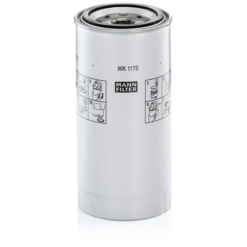 Image of MANN-FILTER WK 1175 x Fuel Filter with gasket/seal Fuel filter (9)