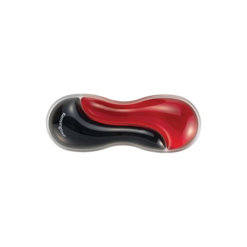 Image of Kensington K62440WW Slim Duo Gel Mouse Trackball Red Wrist Rest