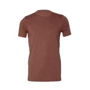 Image of Bella + Canvas Adults Unisex Heather CVC T-Shirt (M) (Heather Clay Brown)