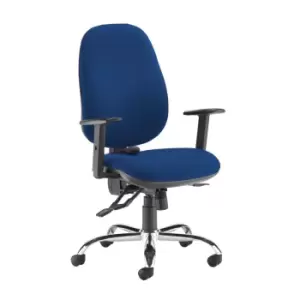 Image of Dams MTO Jota Ergo 24HR Ergonomic Asynchro Task Chair - Blue