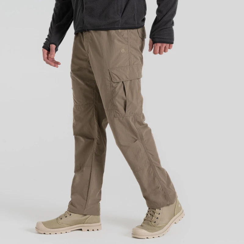 Image of Craghoppers Craghoppers Men NosiLife' Cargo Trouser in Beige Size: 32R Beige 32R Male 5063260035378