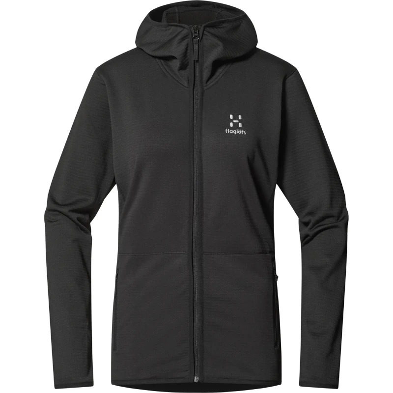 Image of Womens hiking jacket Haglofs Mulet Noir Female XS