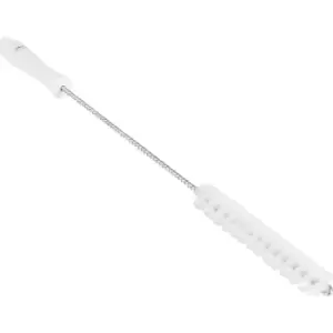 Image of Vikan Pipe brush with handle, medium, Ø 20 mm, pack of 15, white