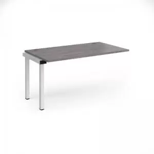 Image of Connex add on unit single 1400mm x 800mm - white frame and grey oak