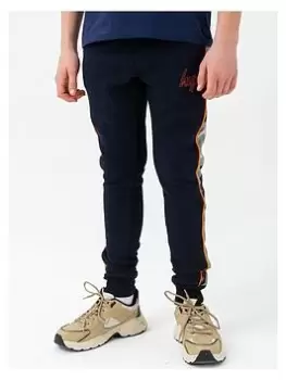 Hype Boys Spring Camo Script Jogger - Navy, Size 3-4 Years