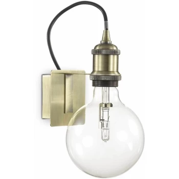 Image of Ideal Lux Frida - 1 Light Wall Light Burnished Finish