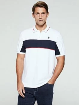 U.S. Polo Assn. U.S Polo Assn Banded Tipped Polo Shirt Reg Fit