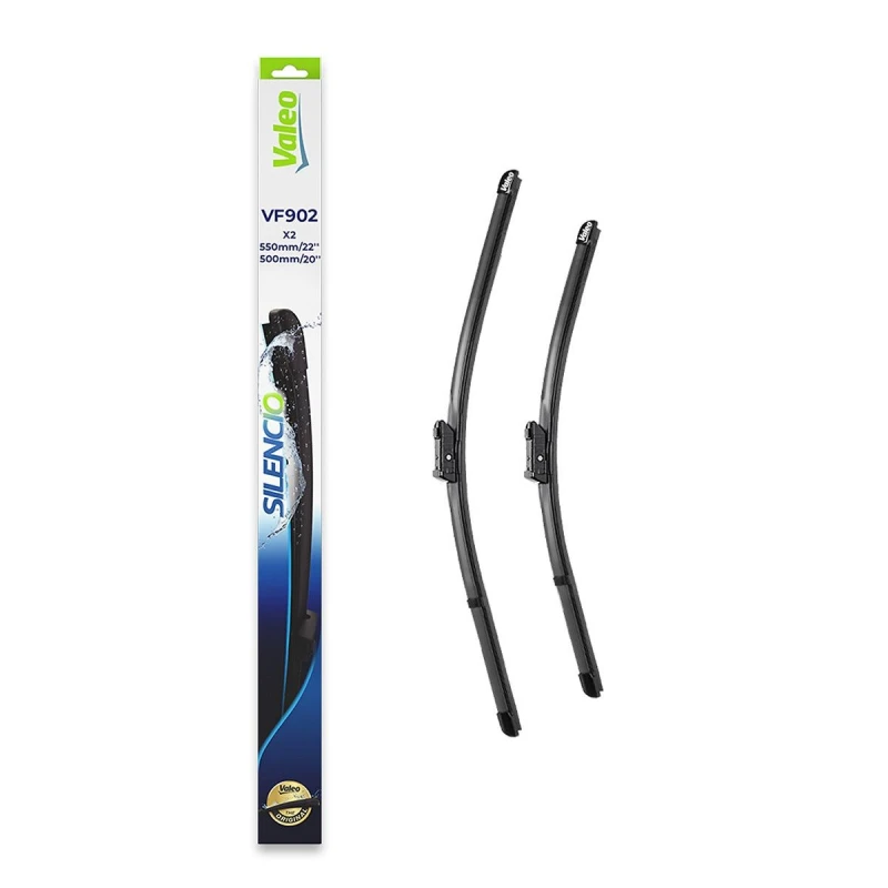 Image of VALEO 577902 Wiper blade Front, 500mm, with pre-mounted adaptor Wiper Blade (298)