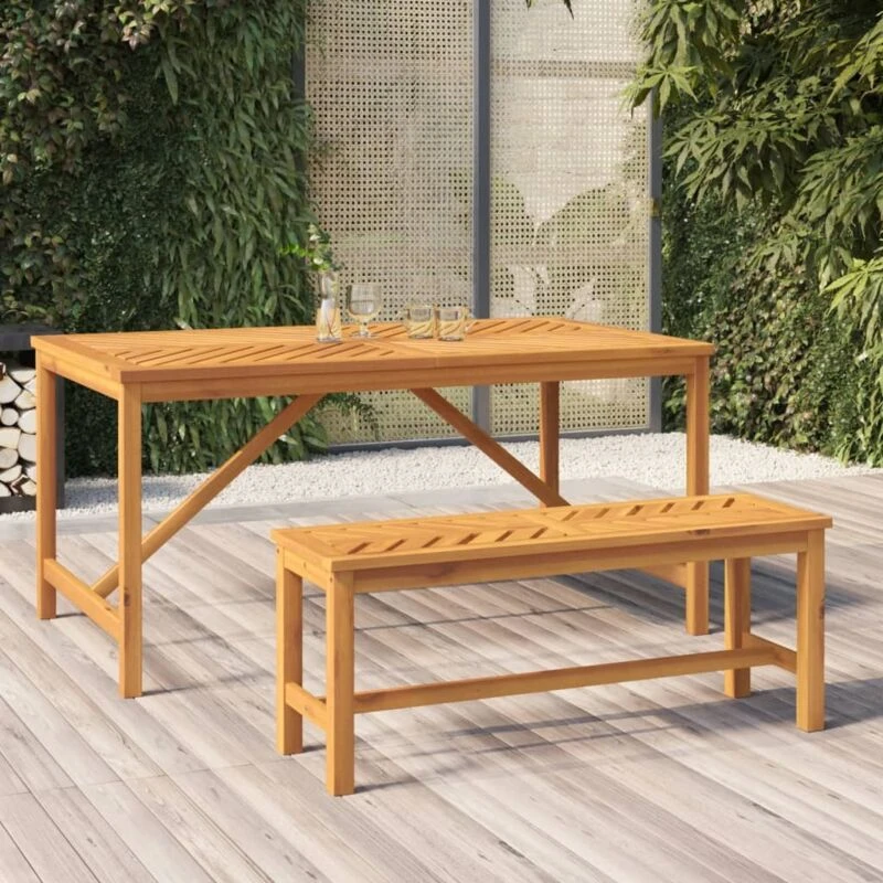 Image of VIDAXL Vidaxl - Garden Bench 110cm Solid Wood Acacia 8720845690786