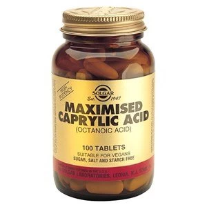 Image of Solgar Maximised Caprylic Acid Tablets 100 tablets