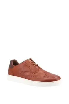 Image of Hush Puppies Matias Brogue Leather Sneaker