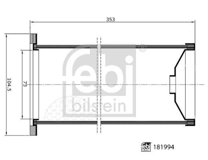 Image of Air filter FEBI BILSTEIN 181994