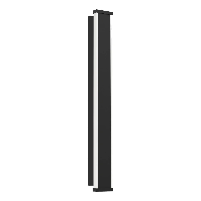 Image of EGLO Eglo NEVIANO Black Extended LED Wall Light Black One Size Unisex 9008606261949