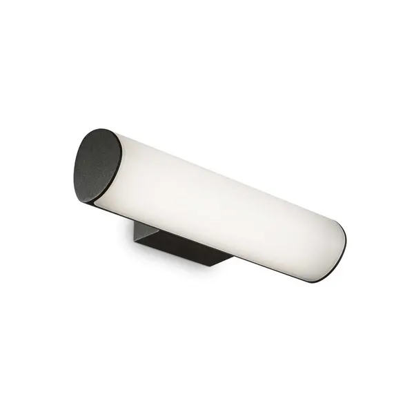 Image of Etere Integrated LED Bathroom Over Mirror Light Black 1150Lm 3000K IP44