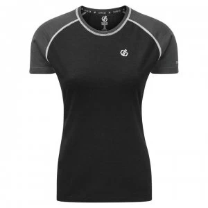 Image of Dare2B Fixate Wool Tee - Black/Ebony